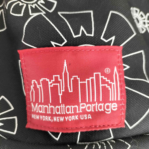 マンハッタンポーテージ Manhattan Portage キャンバスアートプリントフラットブッシュミディアムメッセンジャーバッグ メンズ M