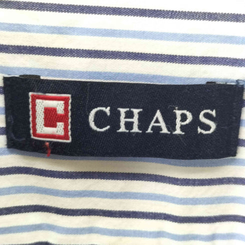 チャップス CHAPS CLASSIC FIT ストライプボタンダウンシャツ メンズ 17 1/2