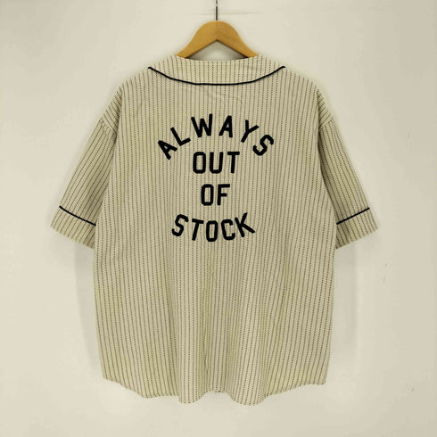 オールウェイズアウトオブストック ALWAYS OUT OF STOCK CLASSIC BABSEBALL SHIRT メンズ JPN:L
