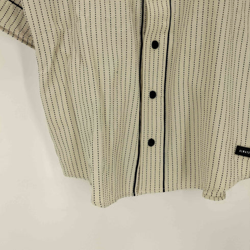 オールウェイズアウトオブストック ALWAYS OUT OF STOCK CLASSIC BABSEBALL SHIRT メンズ JPN:L