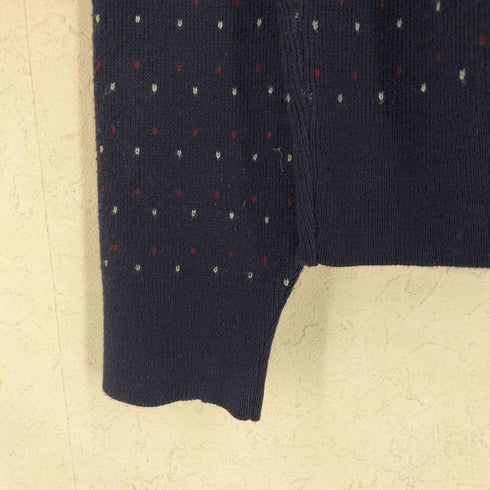 LORD JEFF 80s MADE IN USA バーズアイ ファインウールニット メンズ import:L