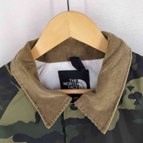 ザノースフェイス THE NORTH FACE 90-2000s 襟コーデュロイ ウッドランドカモ コーチジャケット メンズ import:L