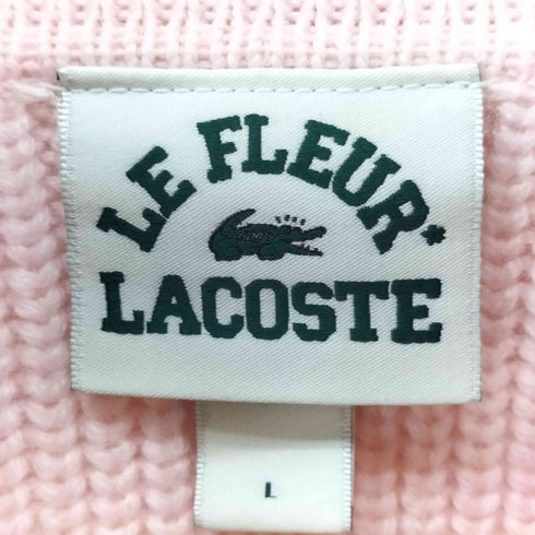 ラコステ LACOSTE LE FLEUR アルパカウールニットポロシャツ メンズ import:L
