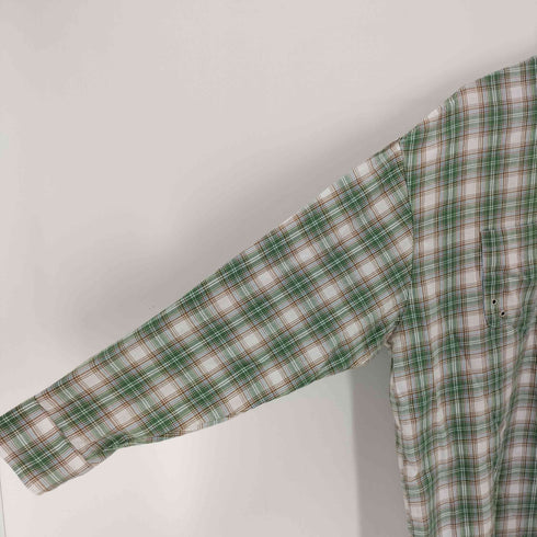 SETUPEXE 韓国ブランド over check shirt レディース os
