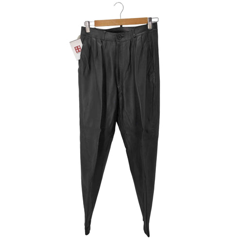 ミスタージュンコ Mr.JUNKO 3タックジョッパーズレザーパンツ レディース JPN:M