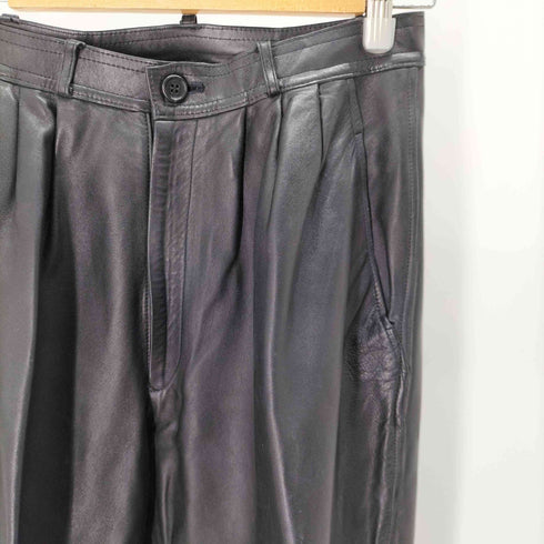 ミスタージュンコ Mr.JUNKO 3タックジョッパーズレザーパンツ レディース JPN:M