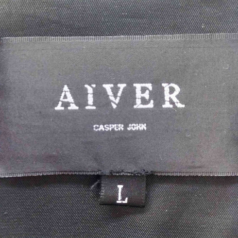 キャスパージョンアイバー CASPER JOHN AIVER エコレザーシャツジャケット メンズ