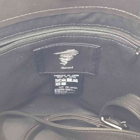 ディスコードヨウジヤマモト discord Yohji Yamamoto Zipper shoulder ジッパー レザー ショルダー バッグ メンズ