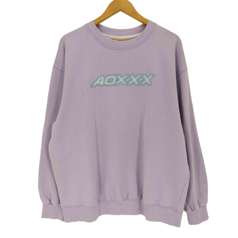 AOX ロゴ刺繍 クルーネックスウェット レディース JPN:M