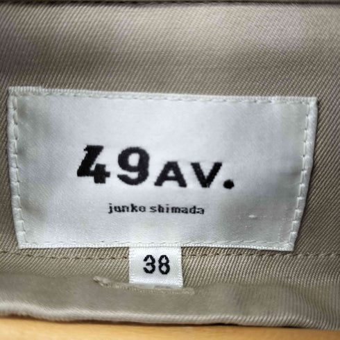フォーティーナインアヴェニュージュンコシマダ 49AV.Junko Shimada 玉虫色 ステンカラーコート レディース EUR:38