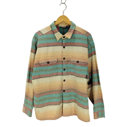 パタゴニア patagonia 90S 94年製 L/S ブランケットストライプネルシャツ メンズ import:M