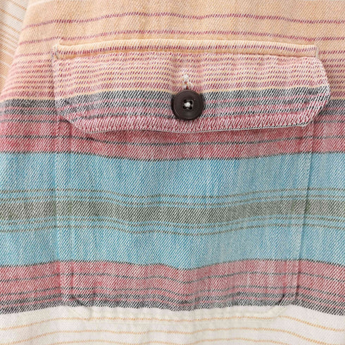 パタゴニア patagonia 90S 94年製 L/S ブランケットストライプネルシャツ メンズ import:M