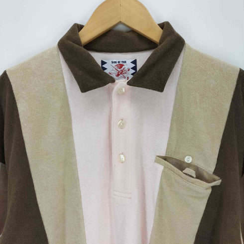 サノバチーズ SON OF THE CHEESE PILE STRIPE SHIRT メンズ JPN:L