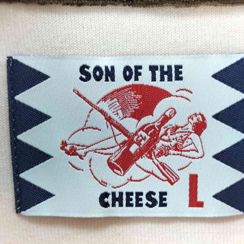 サノバチーズ SON OF THE CHEESE PILE STRIPE SHIRT メンズ JPN:L