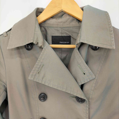 ページボーイ PAGEBOY 玉虫色トレンチコート レディース JPN:M