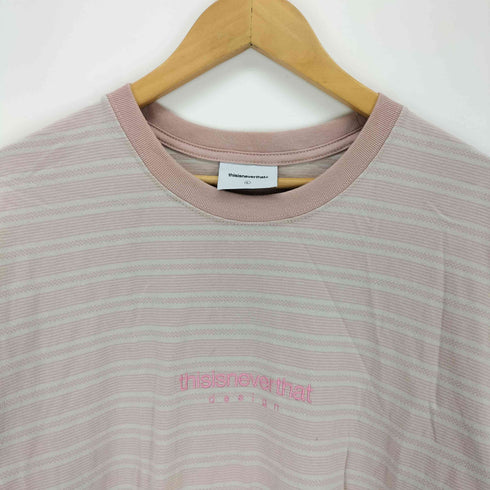 ディスイズネバーザット thisisneverthat Micro Striped Tee半袖Tシャツ メンズ JPN:L