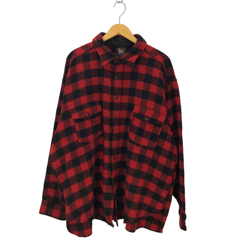 ウールリッチ WOOLRICH 50S チェック柄 ウール 長袖ネルシャツ メンズ