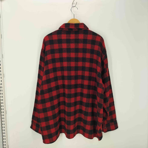 ウールリッチ WOOLRICH 50S チェック柄 ウール 長袖ネルシャツ メンズ