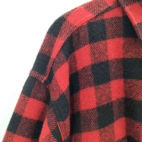 ウールリッチ WOOLRICH 50S チェック柄 ウール 長袖ネルシャツ メンズ