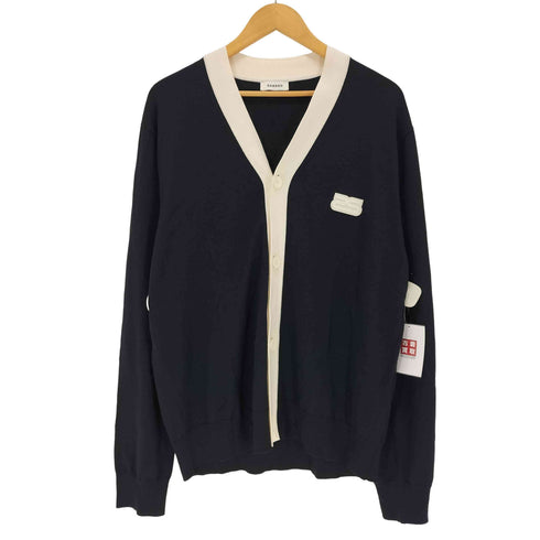 サンドロ sandro バイカラー Sロゴカーディガン メンズ import:XL