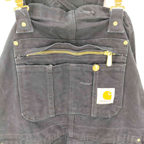 カーハート Carhartt メキシコ製 ダブルニー オーバーオール サイドスナップ 裾ジップ メンズ 44/32