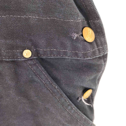 カーハート Carhartt メキシコ製 ダブルニー オーバーオール サイドスナップ 裾ジップ メンズ 44/32