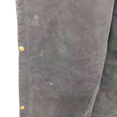 カーハート Carhartt メキシコ製 ダブルニー オーバーオール サイドスナップ 裾ジップ メンズ 44/32