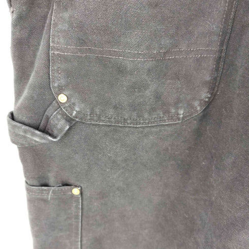 カーハート Carhartt メキシコ製 ダブルニー オーバーオール サイドスナップ 裾ジップ メンズ 44/32