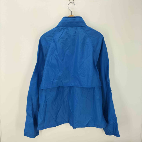 エディーバウアー Eddie Bauer 80S 黒タグ フード収納 裏地メッシュ 切替 ナイロン ジップアップジャケット メンズ JPN:XL