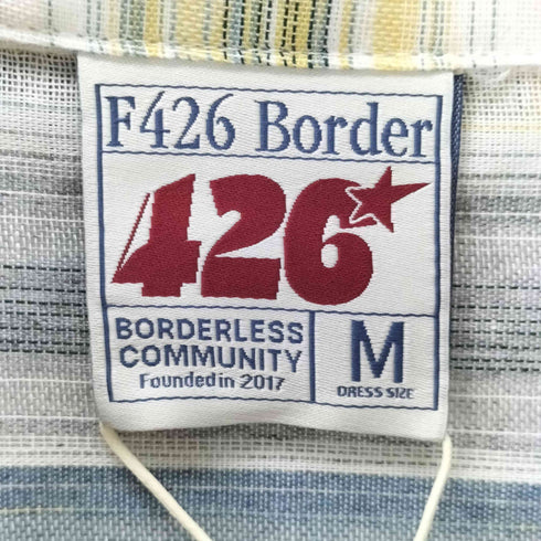 F426 韓国 シアーシャツ メンズ JPN:M