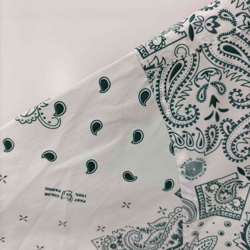 ヨシオクボグランドフロア yoshiokubo GROUNDFLOOR S/S PAISLEY SCARF SHIRT メンズ JPN:2