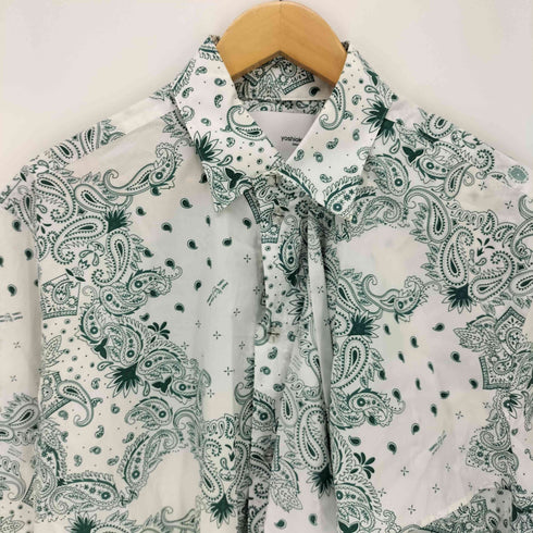 ヨシオクボグランドフロア yoshiokubo GROUNDFLOOR S/S PAISLEY SCARF SHIRT メンズ JPN:2