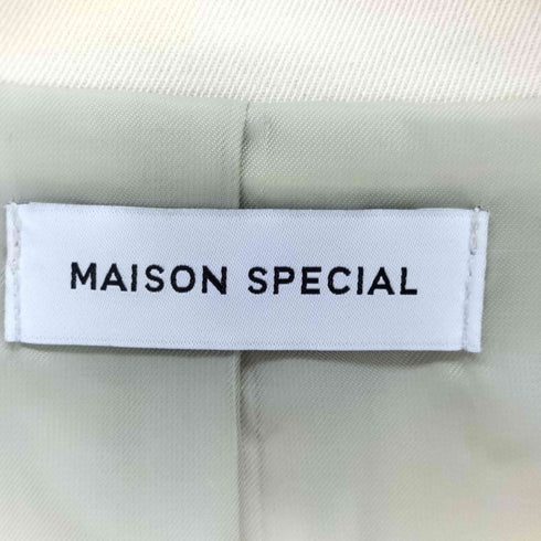 メゾンスペシャル MAISON SPECIAL ボックスシルエットジレ ベスト レディース FREE