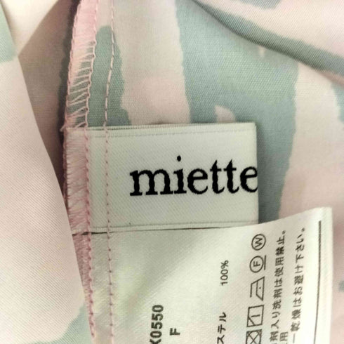 ミエット miette ハイネックブラウス レディース FREE