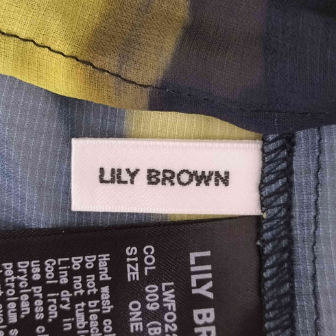 リリーブラウン Lily Brown ボカシフラワーワンピース レディース ONE SIZE
