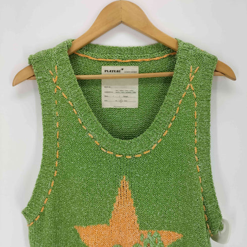 plateau logo knit vest レディース JPN:2