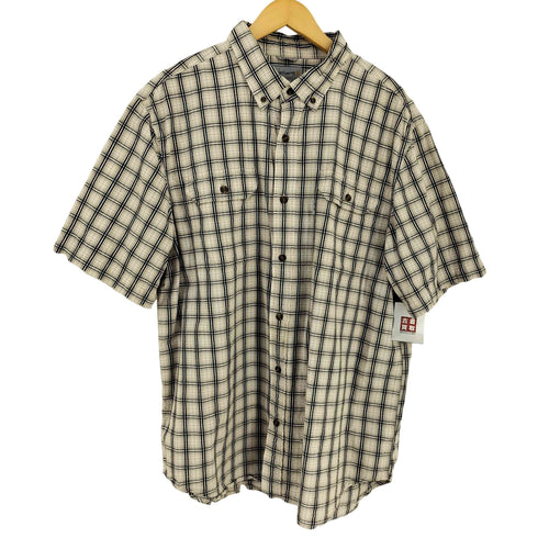 カーハート Carhartt RELAXED FIT 両ポケット チェック S/S シャツ メンズ import:XL