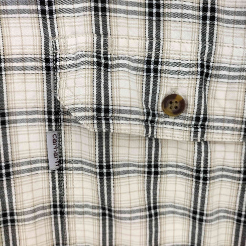 カーハート Carhartt RELAXED FIT 両ポケット チェック S/S シャツ メンズ import:XL
