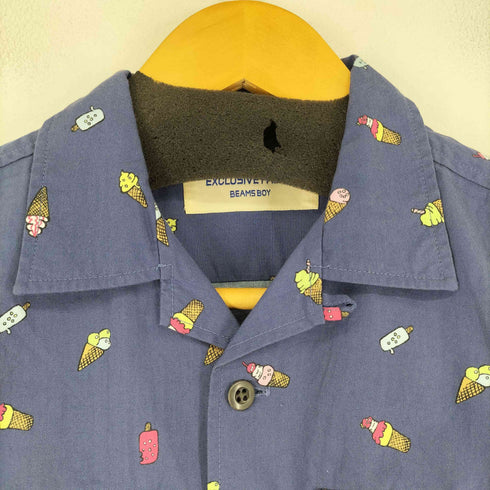 ビームスボーイ BEAMS BOY アイスクリーム プリント半袖シャツ レディース