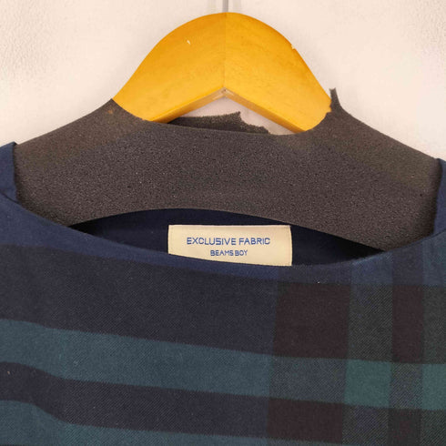 ビームスボーイ BEAMS BOY ビックタータン バスクシャツ レディース