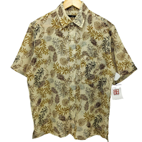 シップス SHIPS メッシュ プリント レギュラーカラー ショートスリーブ シャツ メンズ JPN:M