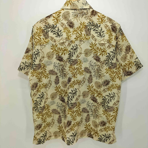 シップス SHIPS メッシュ プリント レギュラーカラー ショートスリーブ シャツ メンズ JPN:M