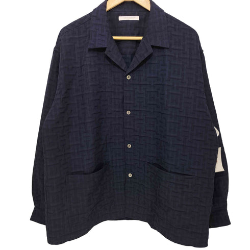 ジャーナルスタンダード JOURNAL STANDARD 23SS 柄オープンカラーシャツ Swell UP ジャガードCPO シャツジャケット メンズ import:L