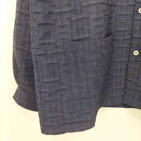 ジャーナルスタンダード JOURNAL STANDARD 23SS 柄オープンカラーシャツ Swell UP ジャガードCPO シャツジャケット メンズ import:L