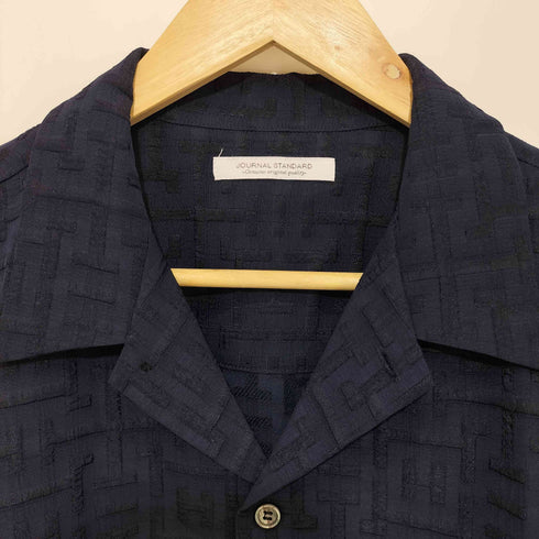 ジャーナルスタンダード JOURNAL STANDARD 23SS 柄オープンカラーシャツ Swell UP ジャガードCPO シャツジャケット メンズ import:L