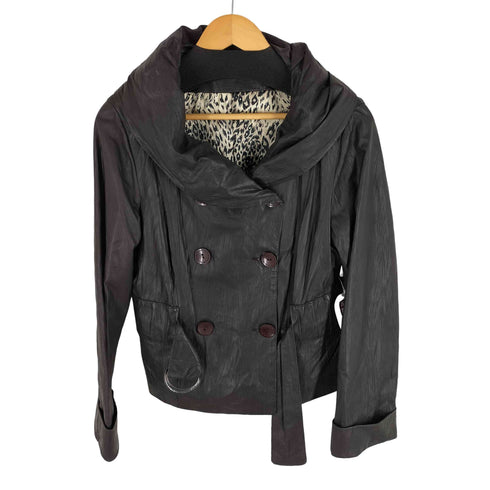 KIRCILAR トルコ製 本革 レザーピーコート レディース import:M