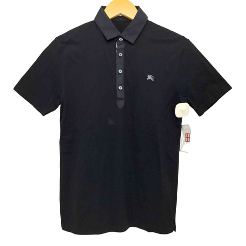 バーバリーブラックレーベル BURBERRY BLACK LABEL ロゴ刺繍ポロシャツ メンズ JPN:1