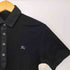 バーバリーブラックレーベル BURBERRY BLACK LABEL ロゴ刺繍ポロシャツ メンズ JPN:1