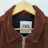 ザラ ZARA コーデュロイ スウィングトップジャケット 中綿 メンズ import:XL