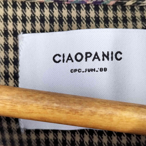 チャオパニック Ciaopanic ビッグタータンチェックハーフジップパーカー メンズ JPN:L